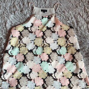 The Limited, Spaghetti Strap Top, Floral, Size M